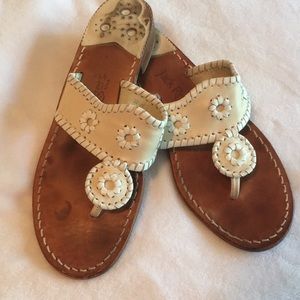 Leather Jack Rogers!